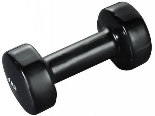 Vital Vinyl-Hantel Aerobicgewicht, 4,0-kg, schwarz