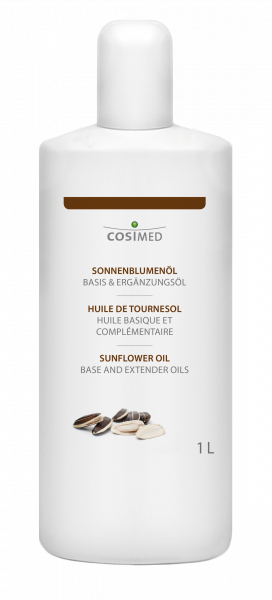 cosiMed Sonnenblumenöl 1. Kaltpressung (kbA), 1-Liter