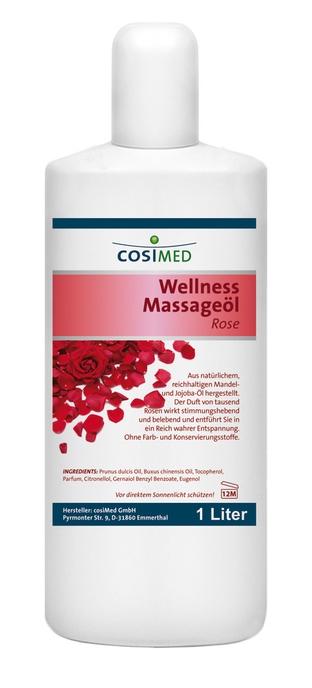 cosiMed Wellness-Massageöl Rose 1-l