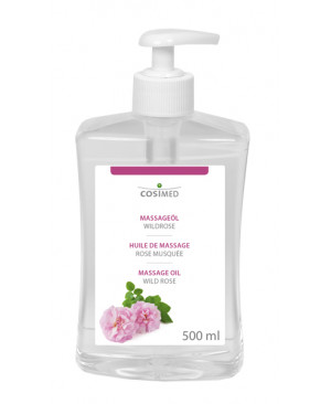 cosiMed Massageöl Wildrose, 500-ml mit Dosierpumpe