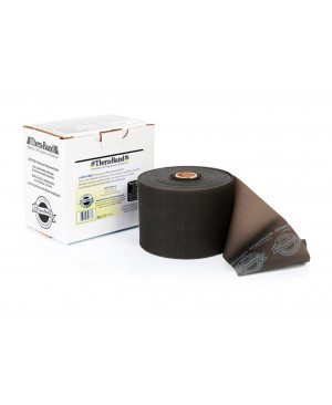 Thera-Band® latexfreies Übungsband 22,85 m, schwarz = spezial stark
