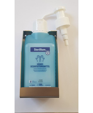 Wandhalter inkl. 500-ml Desinfektionsmittel Sterillium mit Pumpe
