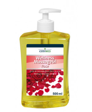 cosiMed Wellness-Massageöl Rose 500-ml inkl. Dosierpumpe