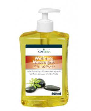 cosiMed Wellness-Massageöl Zitrusfrüchte 500-ml inkl. Dosierpumpe