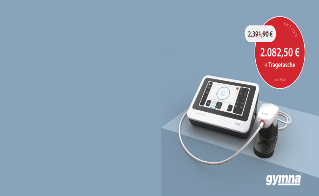 Neues Gymna Ultraschall-Therapiegerät compact